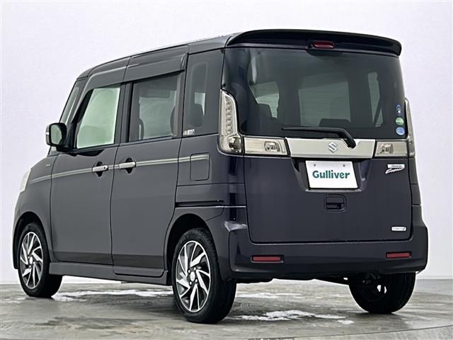 スペーシアカスタム Jスタイル レーダーブレーキサポート 両側パワースライドドア ケンウッドナビ フルセグTV 運転席/助手席シートヒーター HIDヘッドライト フォグランプ 純正アルミホイール フルオートエアコン スマートキー(37枚目)