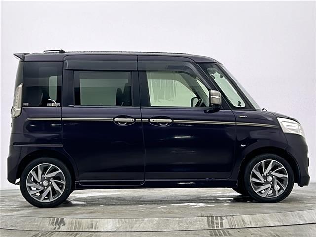 スペーシアカスタム Jスタイル レーダーブレーキサポート 両側パワースライドドア ケンウッドナビ フルセグTV 運転席/助手席シートヒーター HIDヘッドライト フォグランプ 純正アルミホイール フルオートエアコン スマートキー(40枚目)