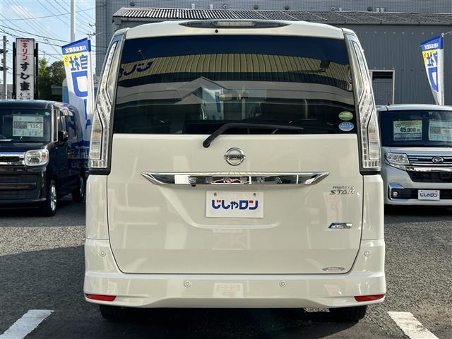 セレナ ハイウェイＳ　Ｇ　Ｓ　ＨＶ　Ａセーフ　禁煙車　純正ナビ　ＴＶ　ＢＴ　ＣＤ　ＡＵＸ　ＥＴＣ　バックカメラ　アラウンドビューモニター　クルーズコントロール　ドライブレコーダー　純正フロアマット　純正アルミホイール　両側パワースライドドア（7枚目）