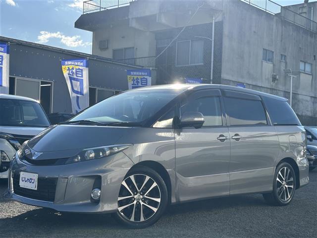 エスティマ アエラス ☆純正HDDナビ☆フルセグテレビ☆バック、サイドカメラ☆BT/CD/DVD/VTR/USB/SD☆クルーズコントロール☆両側パワースライドドア☆後席フリップダウンモニター☆ETC☆ドアバイザー(3枚目)