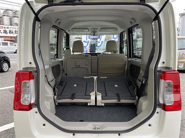 タント X 禁煙車 純正ナビ DVD BT Bカメラ フルセグTV ETC アイドリングストップ プッシュスタート 片側パワースライドドア オートライト 純正フロアマット 分離式ミラー型ドラレコ スマートキー(13枚目)