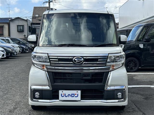 タント カスタムRS トップエディションSAIII ◇プッシュスタート◇社外ナビ◇バックカメラ◇ETC◇ハーフレザーシート◇ターボ付き◇アイドリングストップ◇横滑り防止装置◇衝突軽減ブレーキ◇両側パワースライドドア◇純正フロアマット(2枚目)