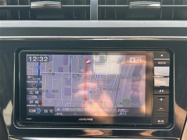 プリウスアルファ Ｓ　社外ナビ　ＥＴＣ　ＤＴＶ　ＢＴ　ＤＶＤ　ＣＤ　純正フロアマット　プッシュスタート　ドアバイザー（22枚目）