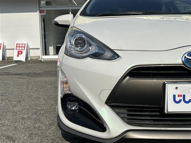 アクア X-アーバン 禁煙車 AM FM CD USB AUX ETC LEDヘッドライト オートライト 純正フロアマット 純正16インチアルミホイール ハーフレザーシート(32枚目)