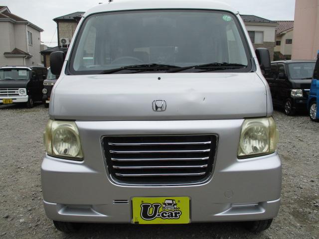 バモスホビオ M 車検整備付 ナビ 地デジTV CD 100851キロ時タイミングベルト交換済み ハイルーフ キーレス 両側スライドドア ドアバイザー フルフラットシート ヘッドライトレベライザー 純正ホイールキャップ(3枚目)