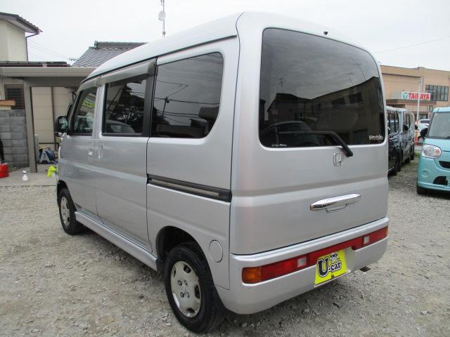 バモスホビオ M 車検整備付 ナビ 地デジTV CD 100851キロ時タイミングベルト交換済み ハイルーフ キーレス 両側スライドドア ドアバイザー フルフラットシート ヘッドライトレベライザー 純正ホイールキャップ(23枚目)