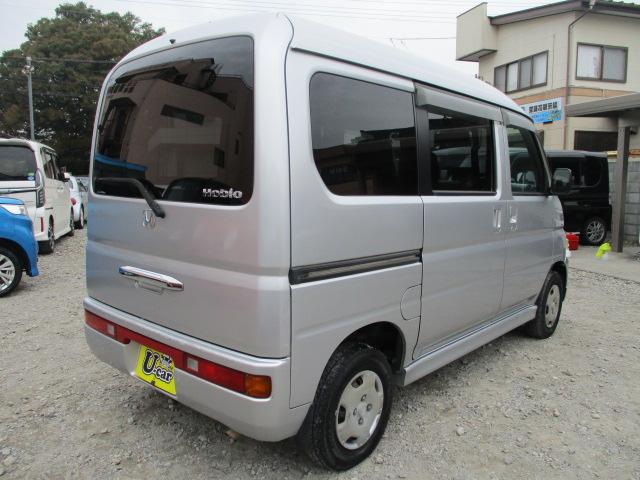 バモスホビオ M 車検整備付 ナビ 地デジTV CD 100851キロ時タイミングベルト交換済み ハイルーフ キーレス 両側スライドドア ドアバイザー フルフラットシート ヘッドライトレベライザー 純正ホイールキャップ(25枚目)