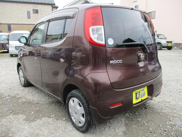 モコ E ショコラティエ 車検整備付 走行3万キロ 修復歴なし ETC タイミングチェーン スマートキー 電格ドアミラー ドアバイザー 純正セキュリティ プライバシーガラス 純正ホイールキャップ ヘッドライトレベライザー(22枚目)