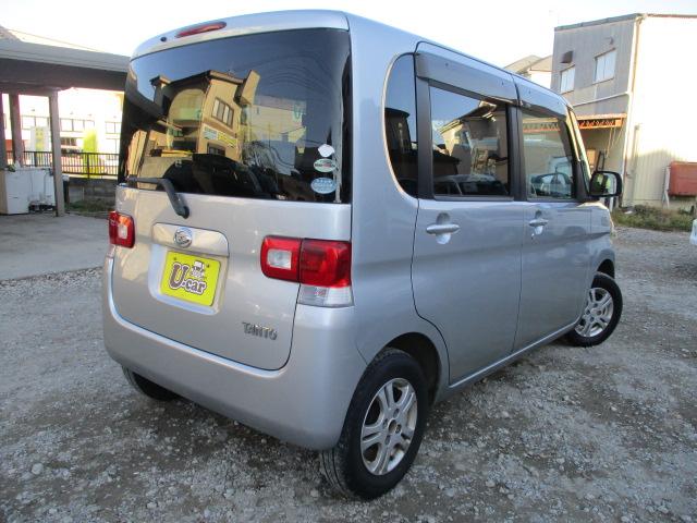 タント Ｘリミテッド　車検整備付　修復歴なし　キーフリー　ＥＴＣ　左側パワースライドドア　１３インチアルミ　電格ドアミラー　ドアバイザー　プライバシーガラス　パワーウィンドウ　ＣＤ　ＦＭ　タイミングチェーン　Ｗエアバッグ（2枚目）