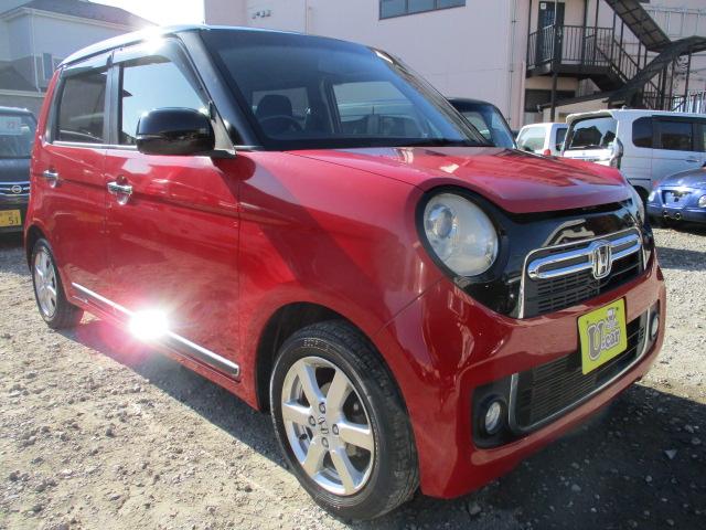 Ｎ－ＯＮＥ プレミアム・Ｌパッケージ　車検整備付き　２トンカラー　ナビ　地デジＴＶ　バックカメラ　ＣＤ　ＤＶＤ　ＥＴＣ　ＨＩＤライト　フォグランプ　１４インチアルミ　スマートキー＆プッシュスタート　電格ドアミラー　ドアバイザー　横滑り防止（33枚目）