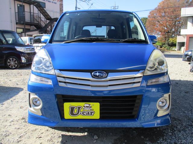 ステラ カスタムＲリミテッド　車検整備付き　ナビ　Ｂｌｕｅｔｏｏｔｈオーディオ再生接続　ＣＤ　ＤＶＤ　ＥＴＣ　ＨＩＤヘッドライト　フォグランプ　スマートキー　１４インチアルミ　ドアバイザー　プライバシーガラス　リアスポイラー（3枚目）