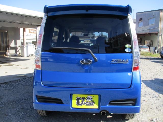 ステラ カスタムＲリミテッド　車検整備付き　ナビ　Ｂｌｕｅｔｏｏｔｈオーディオ再生接続　ＣＤ　ＤＶＤ　ＥＴＣ　ＨＩＤヘッドライト　フォグランプ　スマートキー　１４インチアルミ　ドアバイザー　プライバシーガラス　リアスポイラー（24枚目）