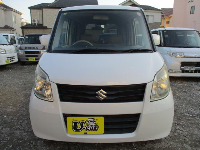 パレット Ｘ　車検整備付き　左側パワースライドドア　右側イージークローザー　オートエアコン　パワーウィンドウ　ステアリングチルト　レベライザー　電動格納ミラー　ＣＤオーディオ　スマートキー　タイミングチェーン（3枚目）