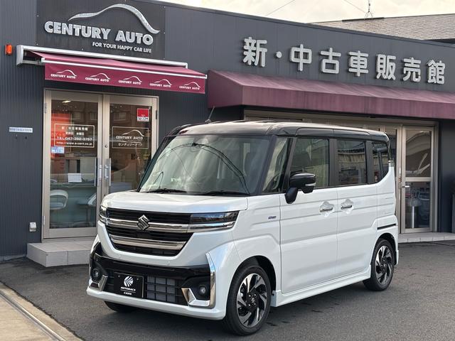 スペーシアカスタム ハイブリッドXS 未使用車 当社展示車 ナビゲーションパッケージ 全周囲カメラ ハイブリッド車 新品フロアマット 新品ETC2.0 新品ワイドバイザー込み 衝突被害軽減システム 衝突安全ボディ 電動両側スライドドア(2枚目)