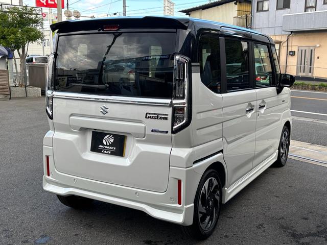 スペーシアカスタム ハイブリッドXS 未使用車 当社展示車 ナビゲーションパッケージ 全周囲カメラ ハイブリッド車 新品フロアマット 新品ETC2.0 新品ワイドバイザー込み 衝突被害軽減システム 衝突安全ボディ 電動両側スライドドア(5枚目)