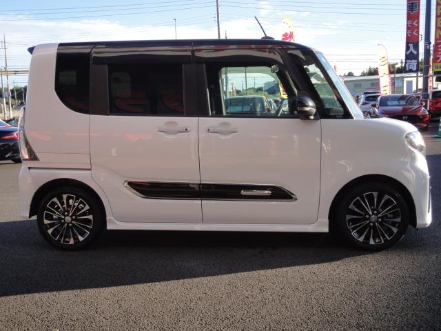 タント カスタムRSセレクション 【修復歴なし】【保証あり】ETC Bカメラ 衝突軽減ブレーキ 両側パワースライドドア ターボ車 シートヒーター 社外Bluetooth対応1DINオーディオ 保証書 取説 スペアキー有 純正AW(8枚目)