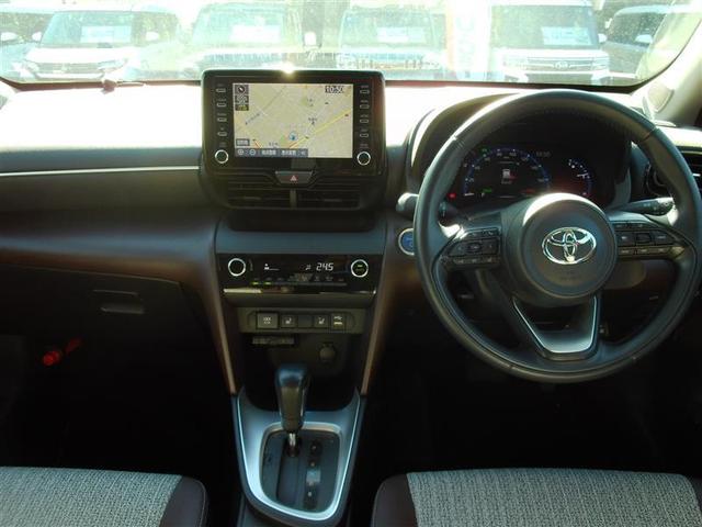 ヤリスクロス ハイブリッドZ ドライブレコーダ インテリジェントキー アルミホイル LEDライト 1オ-ナ- リアカメラ ナビ クルーズコントロール 整備記録簿 横滑り防止システム メモリーナビゲーション 電動シ-ト パワステ(4枚目)