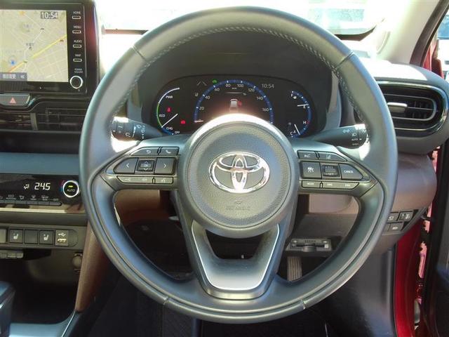 ヤリスクロス ハイブリッドZ ドライブレコーダ インテリジェントキー アルミホイル LEDライト 1オ-ナ- リアカメラ ナビ クルーズコントロール 整備記録簿 横滑り防止システム メモリーナビゲーション 電動シ-ト パワステ(15枚目)