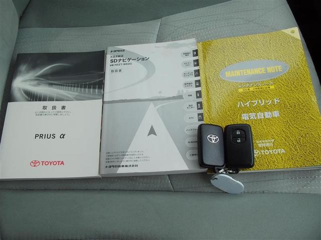 メンテナンスノート付きです。過去の整備記録を確認したり、お車の状況にあった整備をすることに役立ちます。