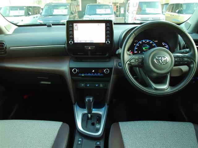 ヤリスクロス Ｚ　バックモニタ　ワンオーナ　横滑り防止システム　イモビ　ナビ　クルーズＣ　エアコン　スマートキ－　アルミ　キーフリー　パワステ　ダブルエアバック　ＬＥＤヘット　エアバッグ　記録簿有　ＡＢＳ　ＥＴＣ車載器（4枚目）