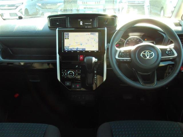 ルーミー カスタムＧ－Ｔ　助手席エアバック　両側オートスライドドア　スマートキープッシュスタート　ＬＥＤライト　１オーナー　横滑り防止機能　クルコン　点検記録簿　ＥＴＣ付　アルミホイール　キーレス　ＤＶＤ　ナビ＆ＴＶ　ＡＢＳ（4枚目）