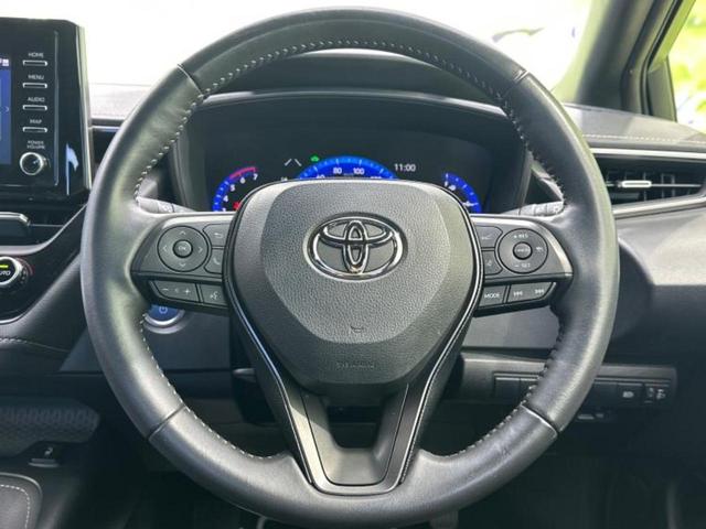 カローラ ハイブリッドダブルバイビー 新品タイヤ/保証書/ディスプレイオーディオ/トヨタセーフティセンス/シートヒーター 前席/車線逸脱防止支援システム/シート ハーフレザー/パーキングアシスト バックガイド 衝突被害軽減システム ETC(13枚目)