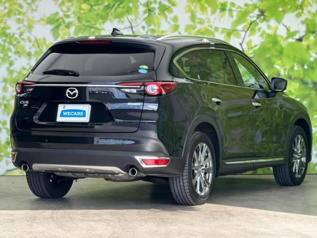 CX-8 4WD25Tエクスクルーシブモード サンルーフ/BOSE/保証書/純正 SDナビ/デジタルインナーミラー/衝突安全装置/エアーシート 全席/360°ビューモニター/車線逸脱防止支援システム/シート フルレザー 革シート バックカメラ(3枚目)