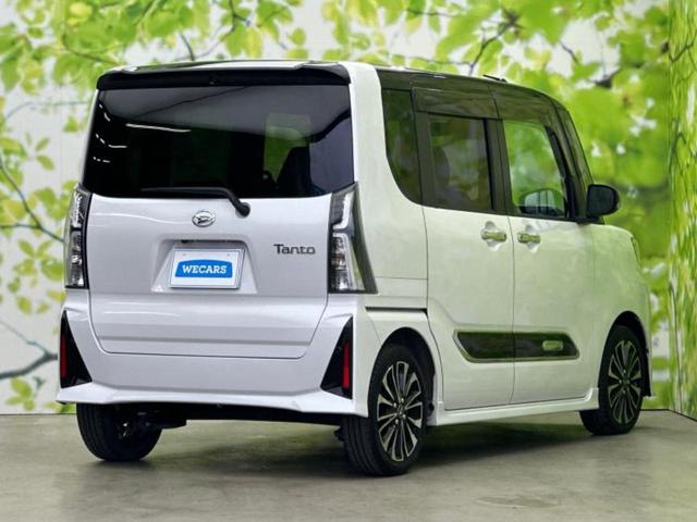 タント カスタムRS 新品タイヤ/純正 9インチ SDナビ/スマートアシスト(トヨタ・ダイハツ)/両側電動スライドドア/車線逸脱防止支援システム/シート ハーフレザー/ヘッドランプ LED/USBジャック DVD再生(3枚目)