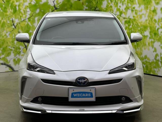 プリウス Ｓセーフティプラス２　新品タイヤ／モデリスタエアロ／純正　９インチ　ＳＤナビ／トヨタセーフティセンス／パノラミックビューモニター／車線逸脱防止支援システム／シート　フルレザー／パーキングアシスト　バックガイド　革シート（42枚目）