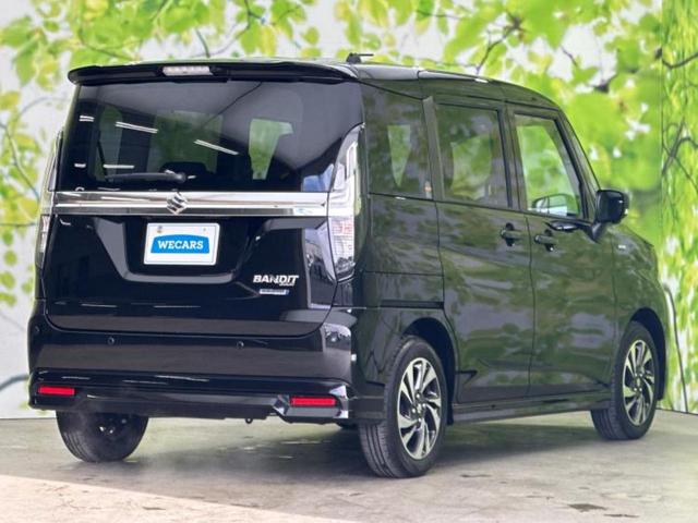 ソリオバンディット バンディットハイブリッドＭＶ　保証書／純正　９インチ　メモリーナビ／セーフティサポート（スズキ）／両側電動スライドドア／シートヒーター　前席／全方位モニター用カメラ／車線逸脱防止支援システム／ドライブレコーダー　純正　全周囲カメラ（3枚目）