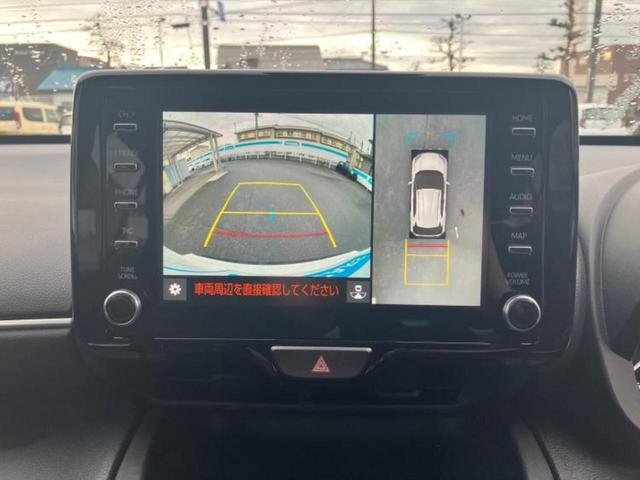 ヤリスクロス ハイブリッドＺ　ディスプレイオーディオ８インチ／トヨタセーフティセンス／シートヒーター　前席／パノラミックビューモニター／車線逸脱防止支援システム／シート　ハーフレザー／パーキングアシスト　自動操舵　全周囲カメラ（11枚目）