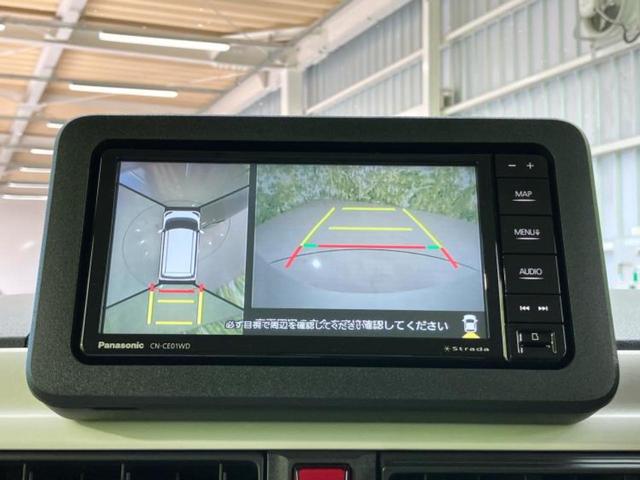 ムーヴキャンバス ストライプスＧ　保証書／社外　メモリーナビ／スマートアシスト（トヨタ・ダイハツ）／両側電動スライドドア／シートヒーター　前席／パノラマモニター／車線逸脱防止支援システム／ヘッドランプ　ＬＥＤ／ＵＳＢジャック（12枚目）