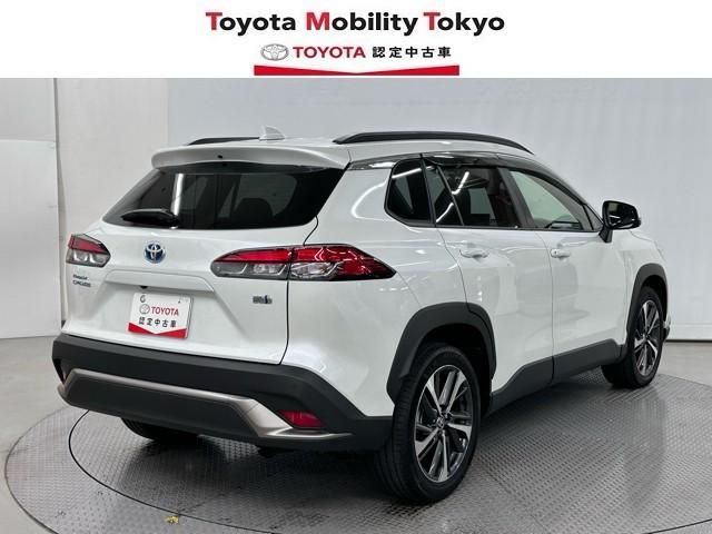 カローラクロス ハイブリッド　Ｚ　パノラミックモニター　ムーンルーフ　ＡＣ１００Ｖ電源　衝突軽減Ｂ　記録簿有　フルセグテレビ　スマキ－　ワンオーナ　半レザー　クルーズコントロール　メモリナビ　イモビ　ＬＥＤ　ＡＣ　運転席Ｐシート（2枚目）