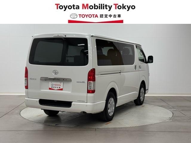 ハイエースバン スーパーGL ダークプライムII LEDヘットライト メモリーナビゲーション ミュージックプレイヤー接続可 地デジ スマキー ABS フルフラット 盗難警報装置 運転席エアバッグ リアクーラー オートエアコン パワーウインドウ 記録簿(2枚目)