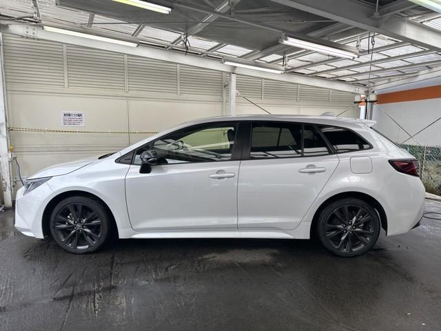 カローラツーリング ハイブリッド ダブルバイビー 追突軽減ブレーキ バックモニタ 地デジフルセグ 横滑防止 ナビTV スマキー LEDライト AC100V Aストップ デュアルエアバッグ エアコン オートクルーズ サイドエアバッグ ETC付 PS(5枚目)