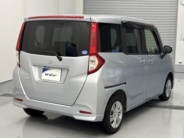 ルーミー G 追突軽減ブレーキ パワステ フルフラット Aストップ LEDライト Rカメラ 記録簿付 横滑り防止システム ドライブレコーダー エアバック セキュリティーアラーム パワーウィンドウ ナビ&TV ETC(6枚目)