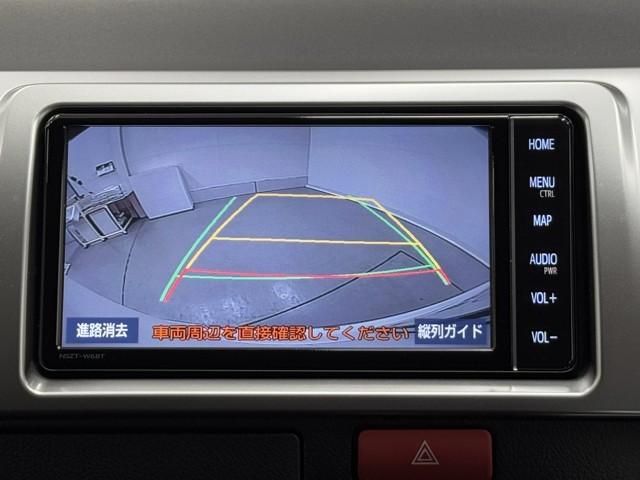 ハイエースバン ロングスーパーGL Wエアコン Bカメラ LEDライト パワーウインドウ 横滑防止 ドライブレコーダー フルセグテレビ DVD視聴可 キーレスエントリー メモリーナビ オートエアコン ETC パワーステ 記録簿有 ABS(6枚目)