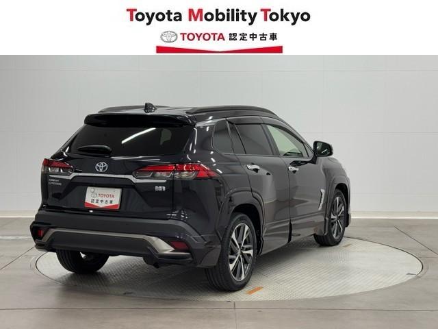 カローラクロス ハイブリッド Z 衝突軽減B 記録簿有 フルセグテレビ スマキ- 半レザー Bモニター アクティブクルーズコントロール アイドリングストップ イモビ LED AC 運転席Pシート メディアプレイヤー接続 キーレス TV(2枚目)