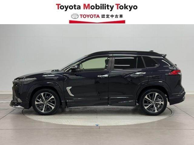 カローラクロス ハイブリッド Z 衝突軽減B 記録簿有 フルセグテレビ スマキ- 半レザー Bモニター アクティブクルーズコントロール アイドリングストップ イモビ LED AC 運転席Pシート メディアプレイヤー接続 キーレス TV(3枚目)