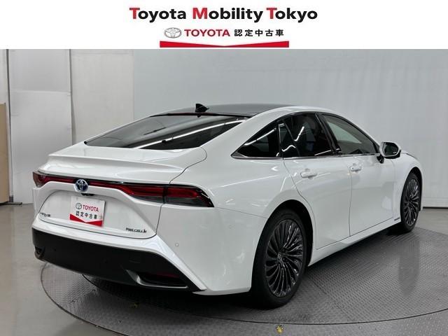 MIRAI Z エグゼクティブパッケージ パノラマルーフ レザーシート LEDヘッド フルセグTV アルミホイール オートクルーズコントロール 寒冷地仕様 キーフリー エアバッグ ABS 盗難防止装置 スマートキー パワーシート ETC(2枚目)