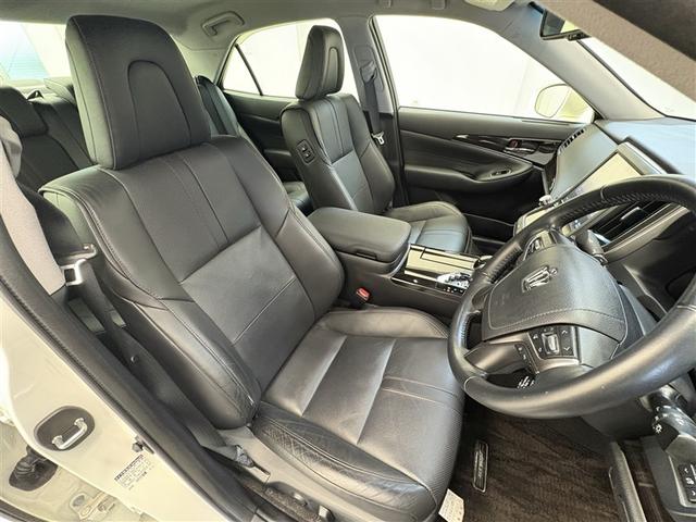 クラウン アスリートS-T Bモニター フルセグ地デジTV オートクルーズ オートエアコン パワーシート TVナビ LEDライト ETC付 パワステ ABS ミュージックプレイヤー接続可 キーレス アルミ 盗難防止システム 本革(10枚目)