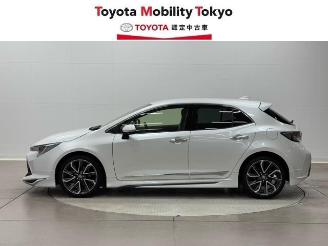 カローラスポーツ Ｇ　Ｚ　地デジＴＶ　ＥＳＣ　インテリキー　キーレス　Ｂカメ　衝突軽減Ｂ　オートクルーズコントロール　エアコン　エアロ　ハーフレザーシート　ＥＴＣ車載器　ＡＢＳ　ＬＥＤライト　メモリーナビ　エアバッグ　パワステ（3枚目）