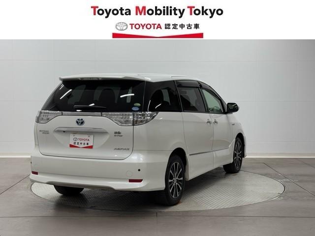 エスティマハイブリッド アエラス　プレミアム　ミュージックプレイヤー接続可　電動シート　ドライブレコーダー　オートエアコン　バックガイドモニター　オートクルーズコントロール　ＤＶＤ再生　メモリナビ　両自動ドア　イモビライザー　スマートキー　ＡＢＳ（2枚目）