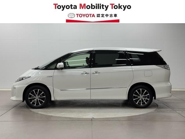 エスティマハイブリッド アエラス　プレミアム　ミュージックプレイヤー接続可　電動シート　ドライブレコーダー　オートエアコン　バックガイドモニター　オートクルーズコントロール　ＤＶＤ再生　メモリナビ　両自動ドア　イモビライザー　スマートキー　ＡＢＳ（3枚目）