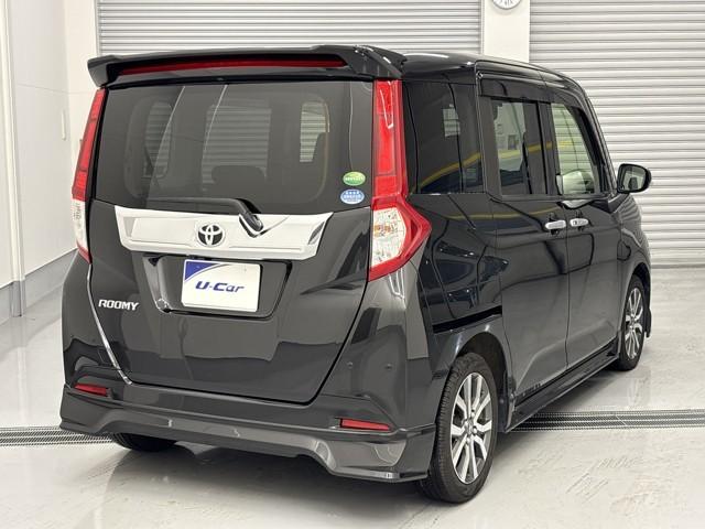 ルーミー カスタムＧ－Ｔ　助手席エアバック　両側オートスライドドア　スマートキープッシュスタート　ＬＥＤライト　横滑り防止機能　クルコン　点検記録簿　ＥＴＣ付　アルミホイール　キーレス　ＤＶＤ　ドラレコ　ナビ＆ＴＶ　エアロ（4枚目）