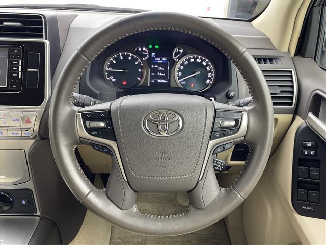 ランドクルーザープラド ＴＸ　Ｌパッケージ　ベージュ革　モデリスタ　禁煙　ナビＴＶ　Ｂカメラ（17枚目）