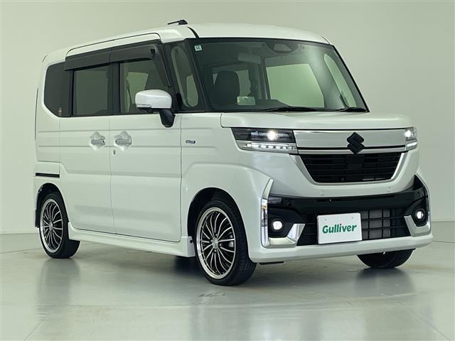 スペーシアカスタム ハイブリッドXSターボ アダプティブクルーズコントロール 全方位カメラ レーンキープアシスト 誤発進抑制機能 4WD 衝突軽減ブレーキ 標識認識 ヘッドアップディスプレイ 両側電動スライドドア LEDオートライト(31枚目)