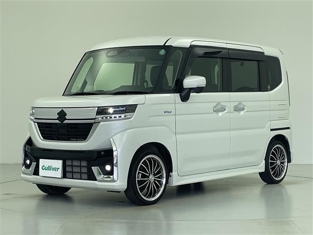 スペーシアカスタム ハイブリッドXSターボ アダプティブクルーズコントロール 全方位カメラ レーンキープアシスト 誤発進抑制機能 4WD 衝突軽減ブレーキ 標識認識 ヘッドアップディスプレイ 両側電動スライドドア LEDオートライト(32枚目)