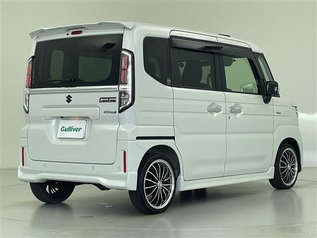 スペーシアカスタム ハイブリッドXSターボ アダプティブクルーズコントロール 全方位カメラ レーンキープアシスト 誤発進抑制機能 4WD 衝突軽減ブレーキ 標識認識 ヘッドアップディスプレイ 両側電動スライドドア LEDオートライト(34枚目)