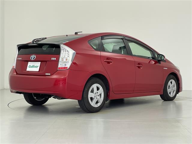 プリウス S 7インチナビ AM FM ワンセグ CD バックカメラ プッシュスタート ステアリングリモコン 横滑り防止機能 カーテンエアバック オートライト フォグライト スマートキー 純正フロアマット(34枚目)